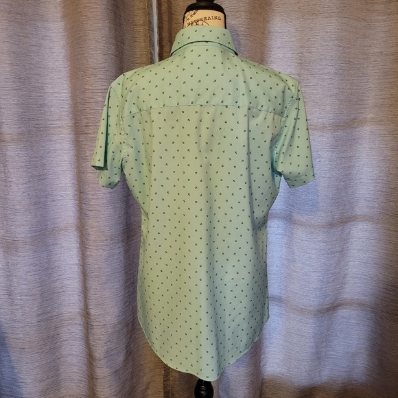 NWOT Dixxon women's Avery anchor button up shirt - Picture 4 of 7